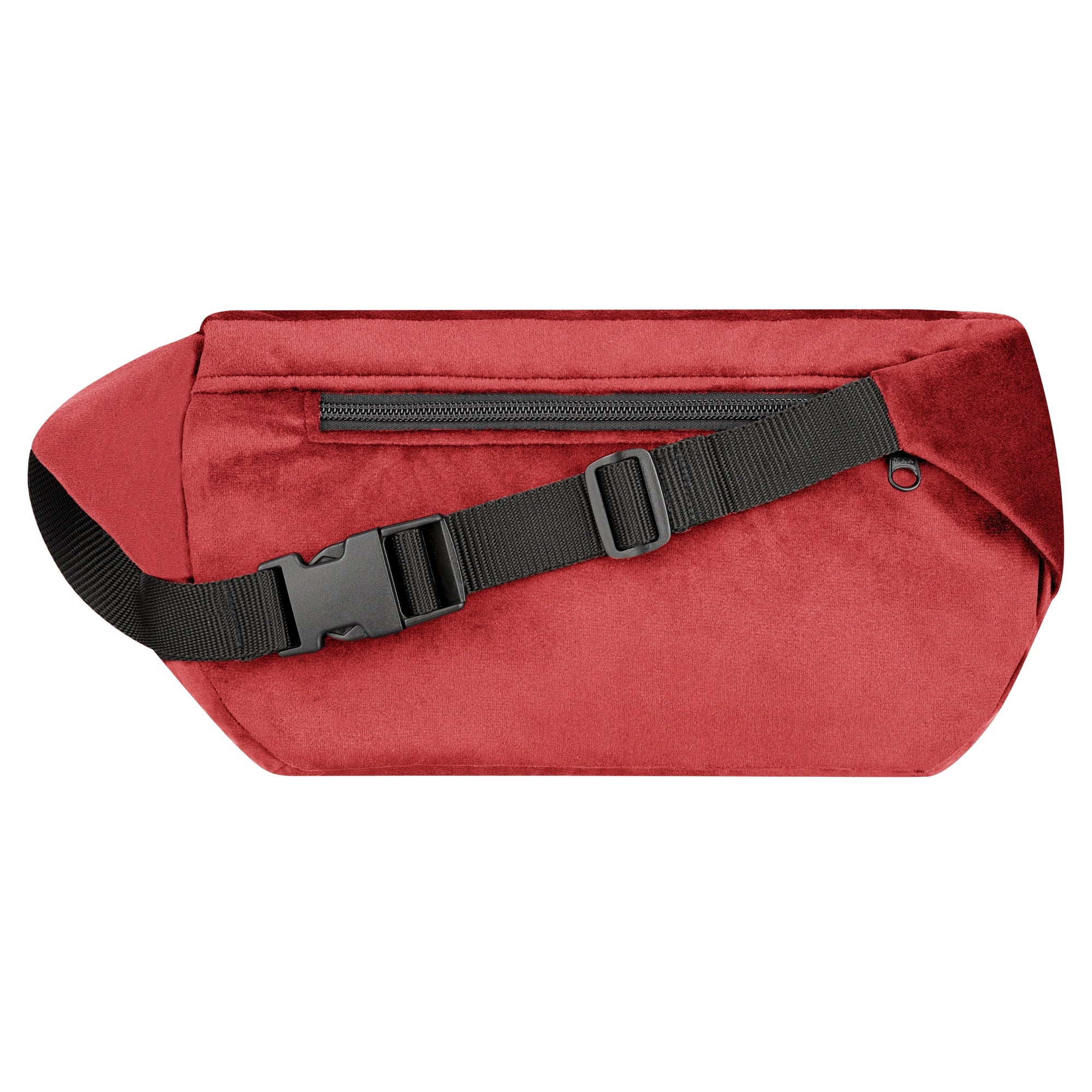 Bauchtasche Groß Eckig Samt - Image 6